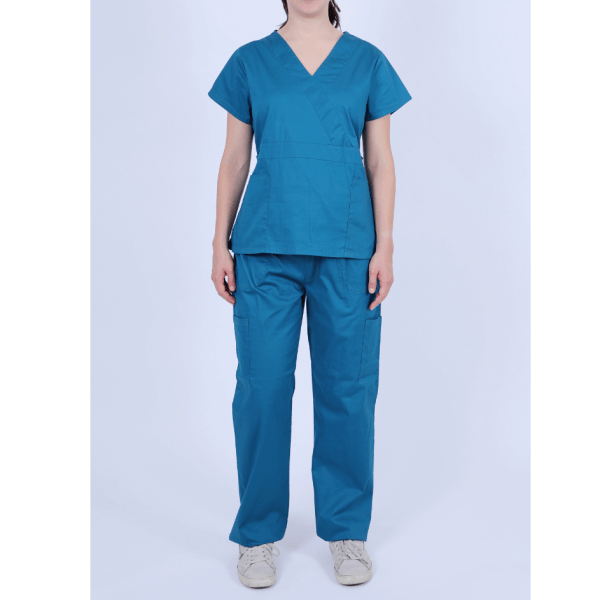 Scrub, Surgical, Medical Uniform for Women Turquoise Color